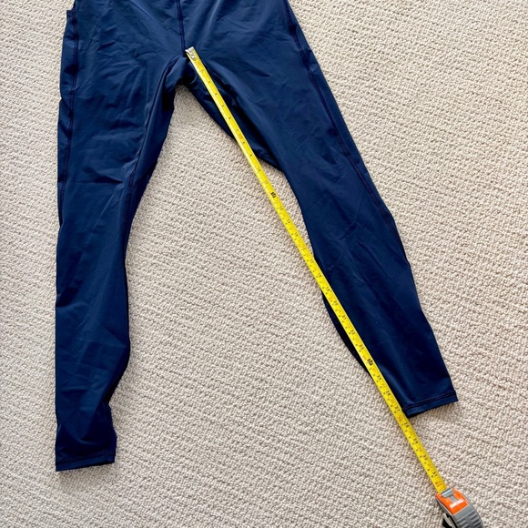 Men’s Large Navy Blue Lululemon Fast and Free Tight 28" - Picture 7 of 9